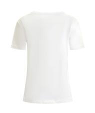 GUESS RELAXED T.shirt cropped con anello purwhite - T-shirt e Top Donna - 2