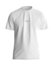 GUESS AIDY T-shirt scritta in tinta purwhite - T-shirt Uomo - 3