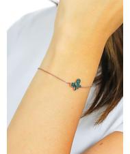 AMEN FARFALLE Bracciale zirconi blu e bianchi - Bracciali Donna