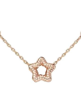 COCCOLE Collana in argento con stella rose - Collane