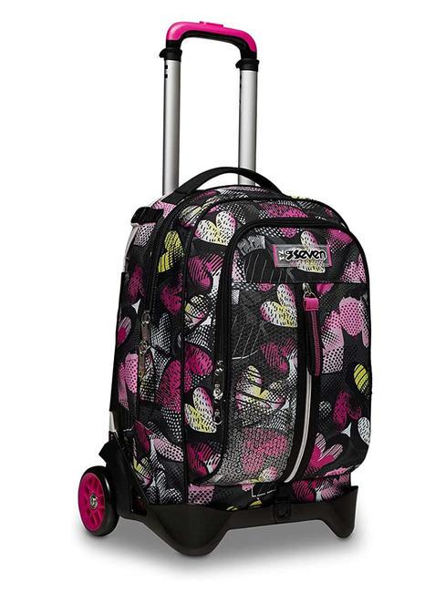JACK KIDDIE CRUSH Zaino Trolley Sganciabile IBIS ROSE - Zaini con carrello
