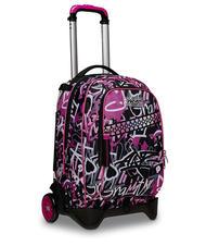 SEVEN JACJ CHULKY Zaino con Carrello Sganciabile ROSE VIOLET          - Zaini con carrello - 2