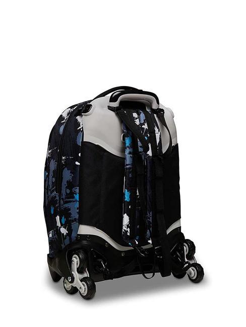 JACK COLOURJET Zaino Trolley Sganciabile 3 in 1, a ruote triple azur - Zaini con carrello