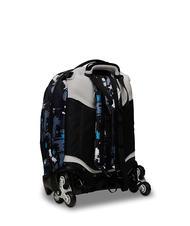 SEVEN JACK COLOURJET Zaino Trolley Sganciabile 3 in 1, a ruote triple azur - Zaini con carrello - 3