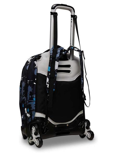 JACK COLOURJET Zaino Trolley Sganciabile 3 in 1, a ruote triple azur - Zaini con carrello