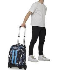SEVEN JACK COLOURJET Zaino Trolley 3 in 1, sganciabile azur - Zaini con carrello - 7