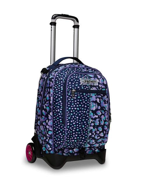 JACK ZIPLY Zaino Trolley Sganciabile violet - Zaini con carrello