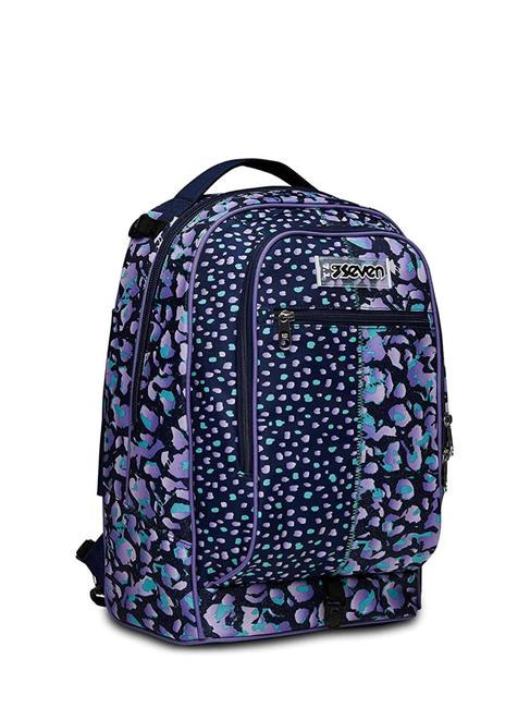 JACK ZIPLY Zaino Trolley Sganciabile violet - Zaini con carrello