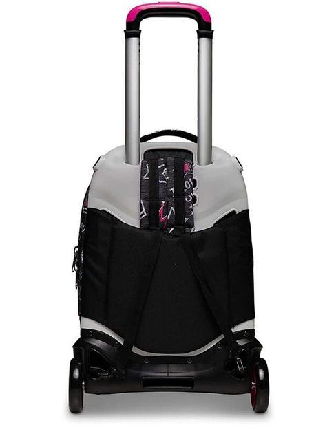 JACK ZIPPER GLAMY Zaino Trolley Sganciabile steelgray - Zaini con carrello