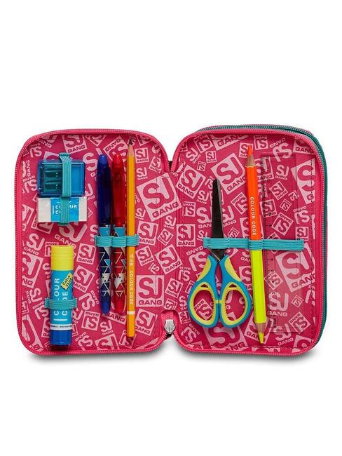 COLOR Astuccio con Kit Scolastico completo cactus flower - Astucci e Accessori