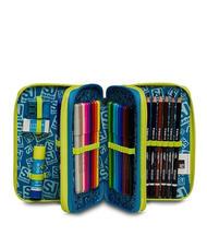 SJGANG COLOR Astuccio a triplo scomparto con Kit Scuola - Astucci e Accessori