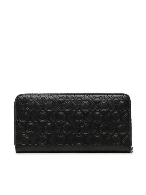CK MUST Portafoglio Zip Around ckblack - Portafogli Donna