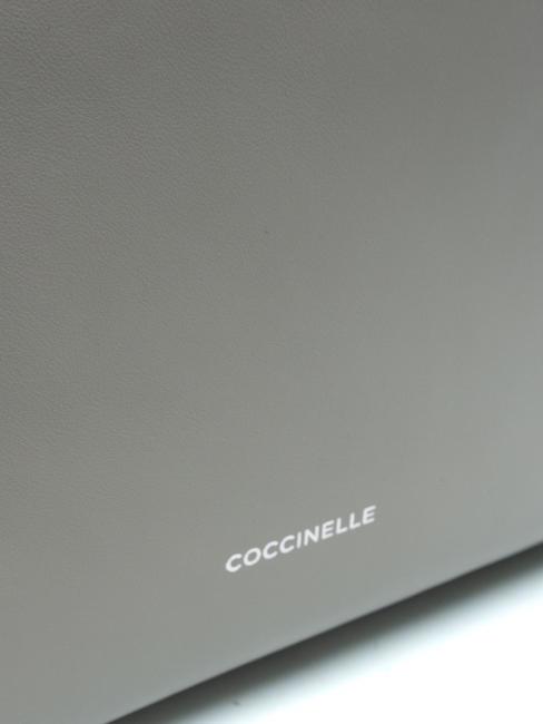 SINFONIA Borsa a spalla shopper in pelle stone - Borse Donna