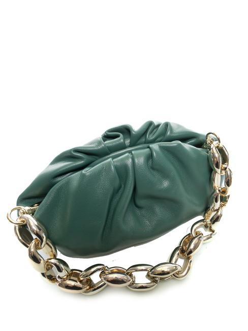 DUBAI Pochette manico catena verde - Borse Donna