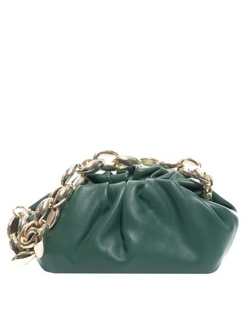 DUBAI Pochette manico catena verde - Borse Donna