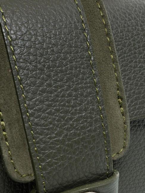 DUBROVNIK Mini bauletto in pelle militaryg - Borse Donna