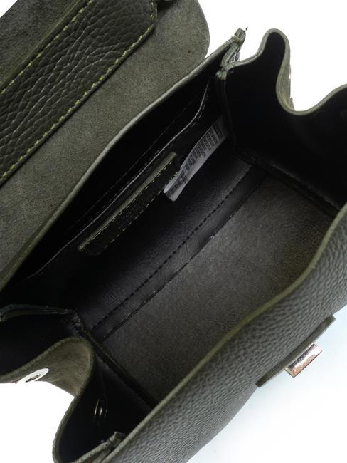 DUBROVNIK Mini bauletto in pelle militaryg - Borse Donna