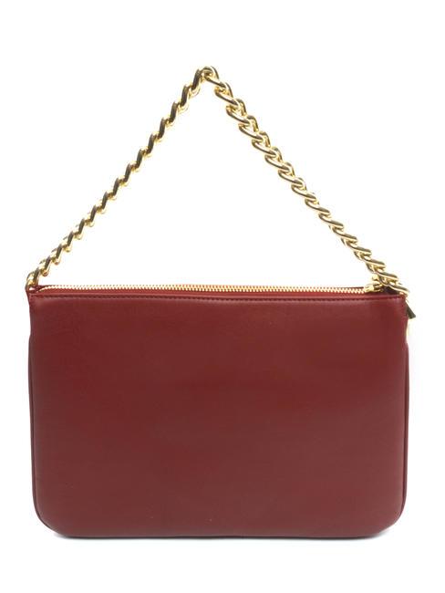 MILANO Borsa in pelle con tracolla rossoscuro - Borse Donna