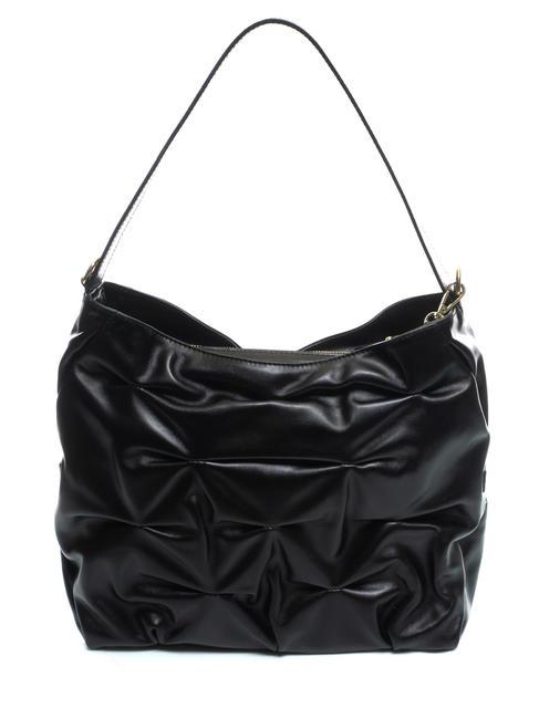 STOCCOLMA Borsa a spalla con pieghe Nero - Borse Donna