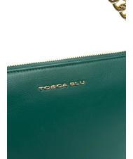 TOSCA BLU MILANO Borsa in pelle con tracolla verde - Borse Donna - 3