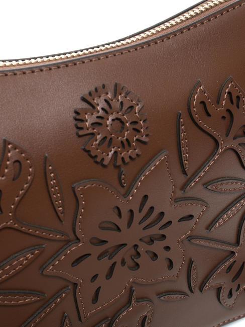 OLANDA Borsa a tracolla ricami MARRONE - Borse Donna