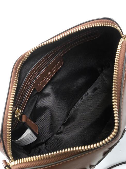 OLANDA Borsa a tracolla ricami MARRONE - Borse Donna