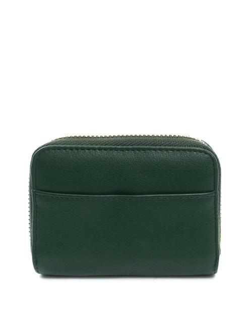 BERLIN Portafoglio S dettaglio suede verde - Portafogli Donna