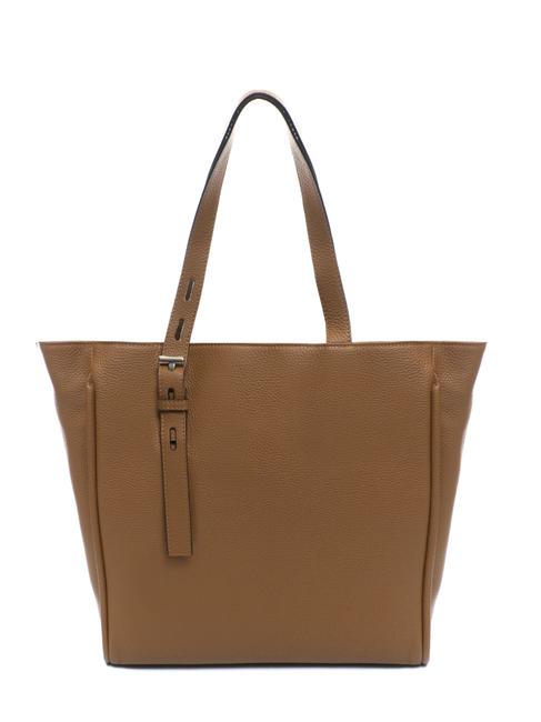 BEIRUT Shopping bag in pelle CUOIO - Borse Donna