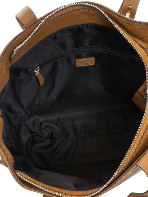BEIRUT Shopping bag in pelle CUOIO - Borse Donna