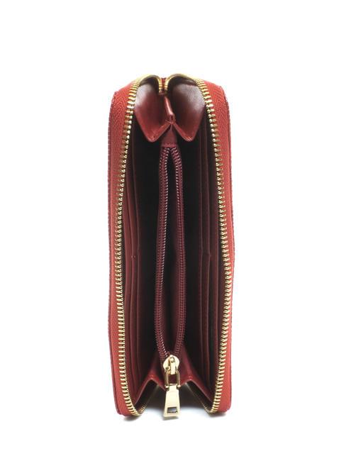 HELSINKY Portafoglio grande in pelle ROSSO - Portafogli Donna