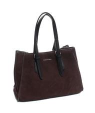 TOSCA BLU BRUGES Tote bag grande in suede bordeaux - Borse Donna - 2