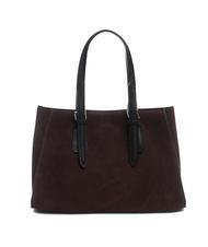 TOSCA BLU BRUGES Tote bag grande in suede bordeaux - Borse Donna - 4