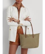 RALPH LAUREN KEATON Borsa shopping media clay - Borse Donna - 6