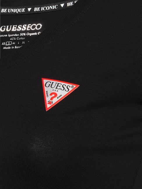 MINI TRIANGLE T-shirt scollo a V jetbla - T-shirt e Top Donna