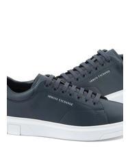 ARMANI EXCHANGE ACTION Sneakers in pelle NAVY/NAVY - Scarpe Uomo - 4