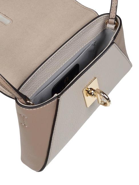 NET Frame bag in pelle marshmallow+fullmoon+greige - Borse Donna