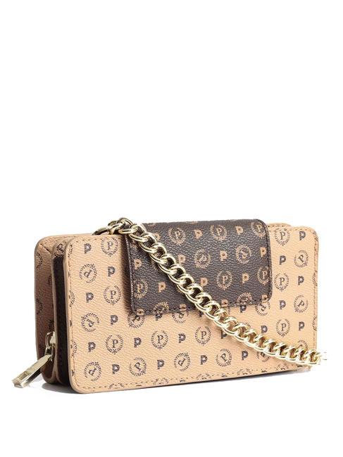 HERITAGE CLASSIC Clutch porta cellulare marrone/crema - Borse Donna