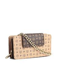 POLLINI HERITAGE CLASSIC Clutch porta cellulare marrone/crema - Borse Donna - 3
