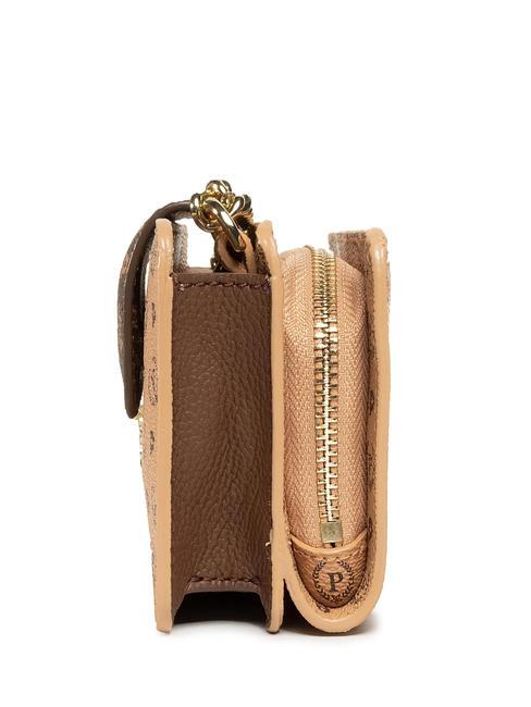 HERITAGE CLASSIC Clutch porta cellulare marrone/crema - Borse Donna