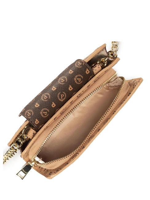 HERITAGE CLASSIC Clutch porta cellulare marrone/crema - Borse Donna