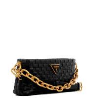 GUESS LISBET Borsa a spalla intrecciata NERO - Borse Donna - 2