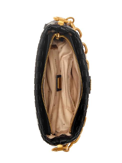 LISBET Borsa a spalla intrecciata NERO - Borse Donna