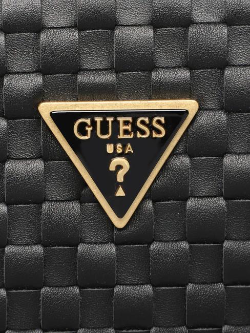 LISBET Borsa clutch intrecciata NERO - Borse Donna