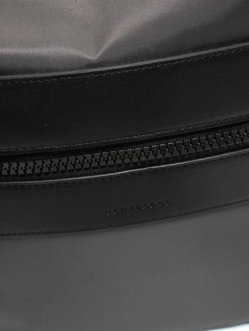 ZENITH Sacchetta in nylon con tasca Dark Grey/Black - Zaini Scuola & Tempo Libero