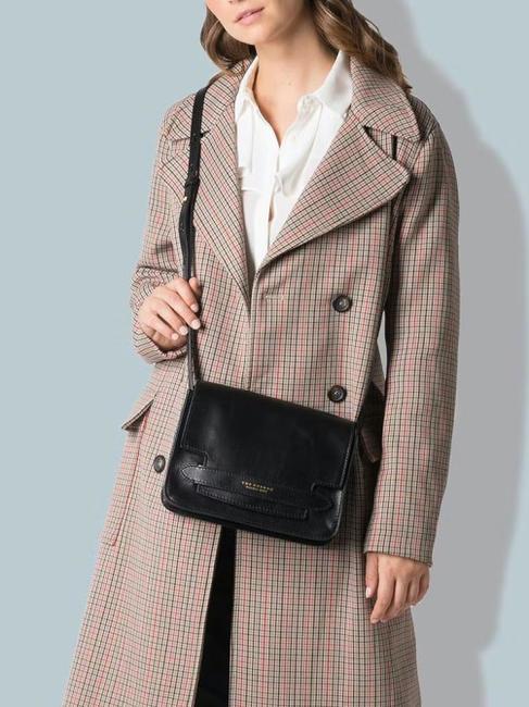 LUCREZIA Mini bag a spalla Nero Oro - Borse Donna