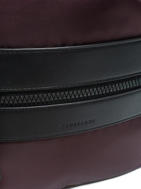 ZENITH Sacchetta in nylon con tasca marrore-nero - Zaini Scuola & Tempo Libero