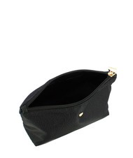 BORBONESE CLASSICA POUCH MEDIUM Necessaire con zip dark black - Bustine & Necessaire - 3