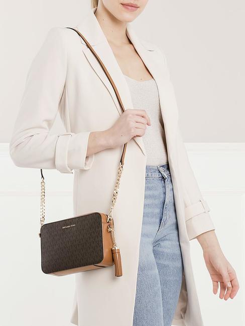 JET SET M Mini Bag a tracolla cuoio - Borse Donna