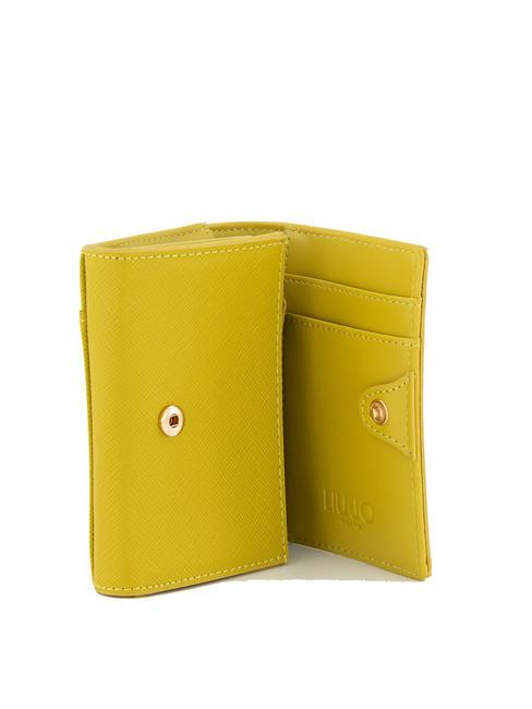 ALEDIS Portafoglio bifold stampa saffiano citronelle - Portafogli Donna