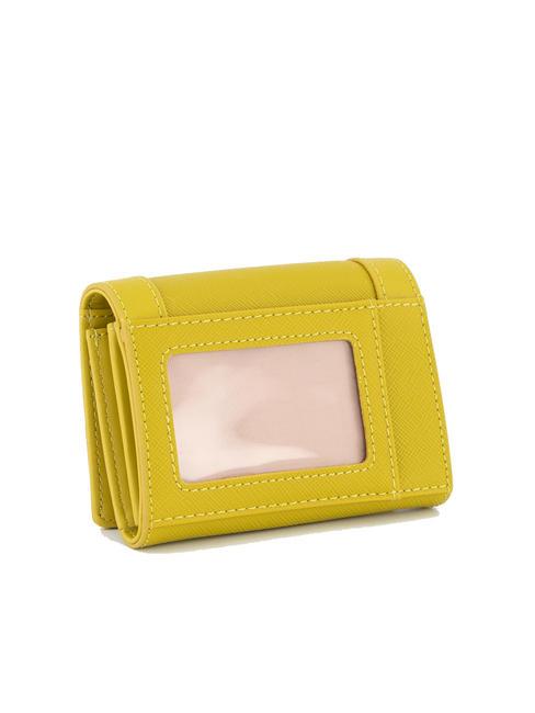 ALEDIS Portafoglio bifold stampa saffiano citronelle - Portafogli Donna